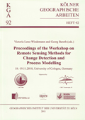 Remote Sensing Methods for Change Detection and Process Modelling - proceedings