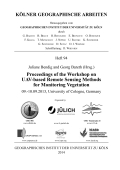 UAV-based Remote Sensing Methods for Monitoring Vegetation - proceedings